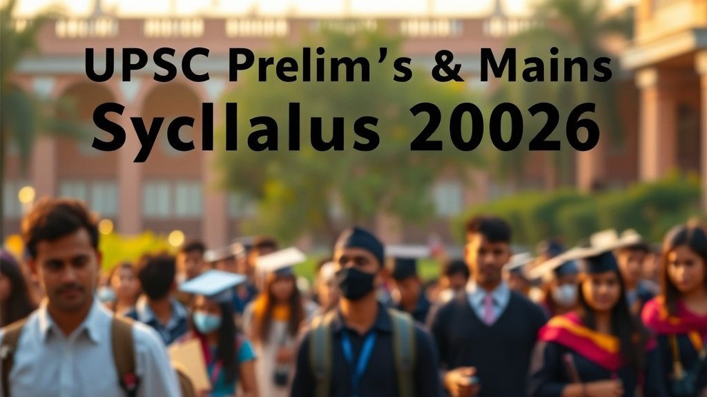 UPSC Civil Services Exam 2026: Complete Syllabus, Structure & Preparation Strategy