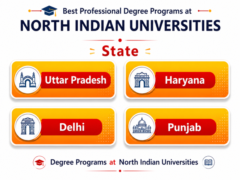 Top-Tier Professional Degree Programs at North Indian Universities